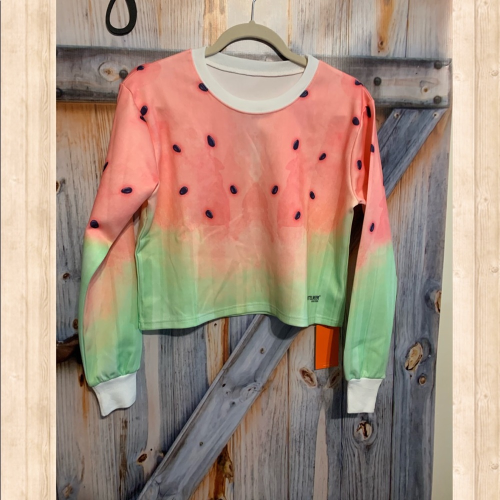 ADORABLE thick soft material Watermelon crop Top!